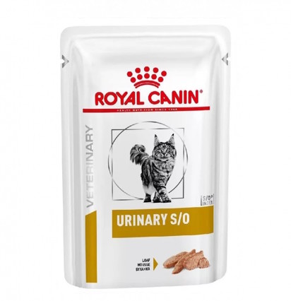 Royal Canin Urinary S/O консервы для кошек паштет пауч 85 гр. 